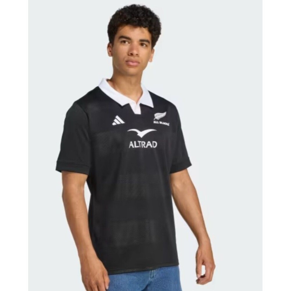 Adidas All Blacks Home Jersey Black Men's $95 NWT IX3112 Rugby Football Medium - Picture 3 of 8